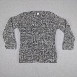 Fair Indigo Sweater Gray Organic Cotton Ethical Sustainable Fashion Black Medium